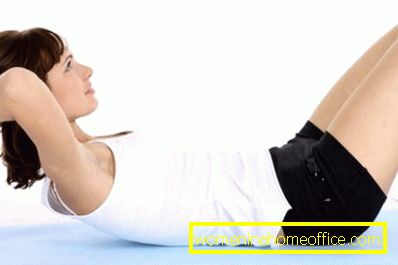 Come rimuovere rapidamente l'addome dopo un taglio cesareo: una serie di esercizi fisici